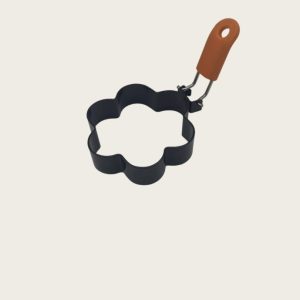 stainless steel flower shaped creative egg cooker with non stick coating baking tool