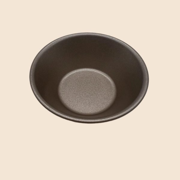 thickened carbon steel non stick egg tart mold tray, 6 pieces in a set, egg tart cup tray