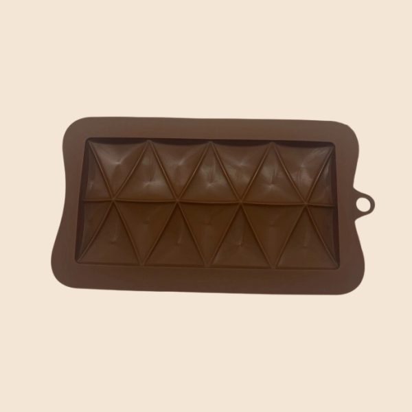 diy handmade chocolate chip silicone mold(wide herringbone pattern)