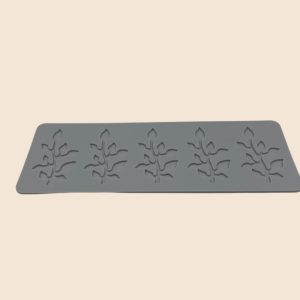 cake decoration baking silicone stamping mold（five consecutive leaves)