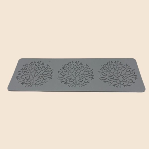 cake decoration baking silicone stamping mold(three consecutive circular corals)